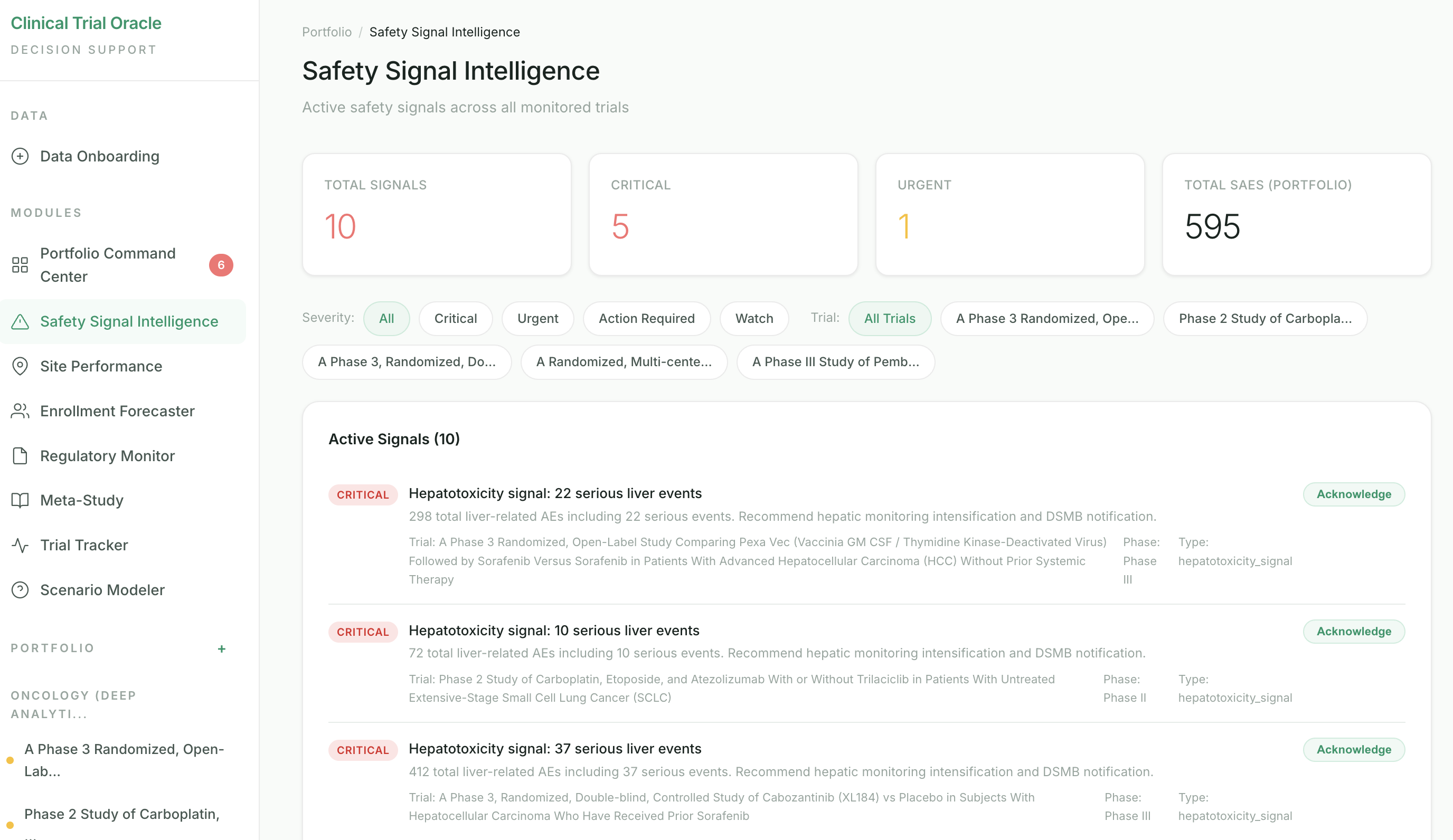 Safety Signal Intelligence