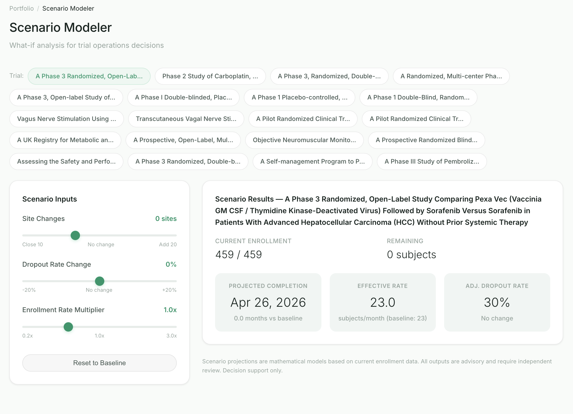 Scenario Modeler